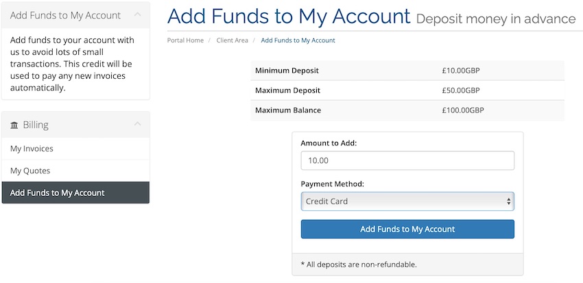Apply Credit