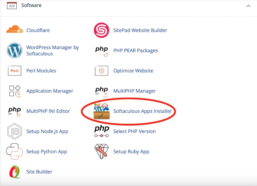 Softaculous Apps Installer