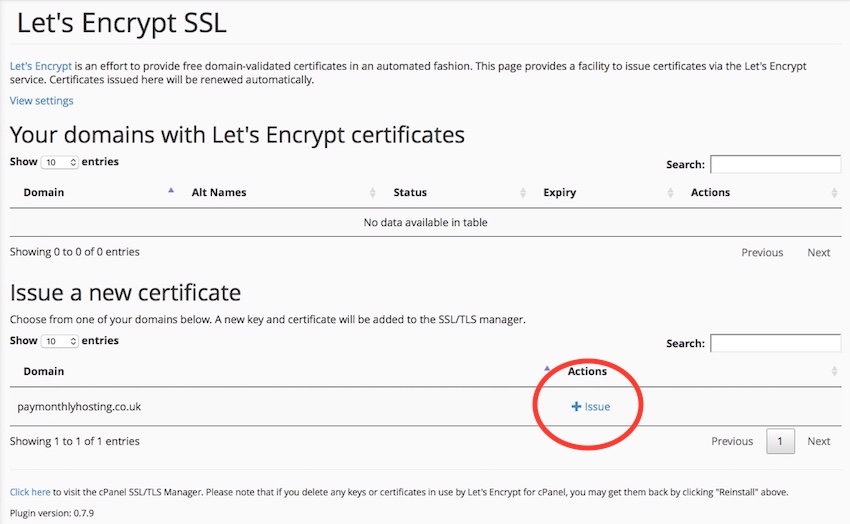 How to issue a Lets Encrypt certificate