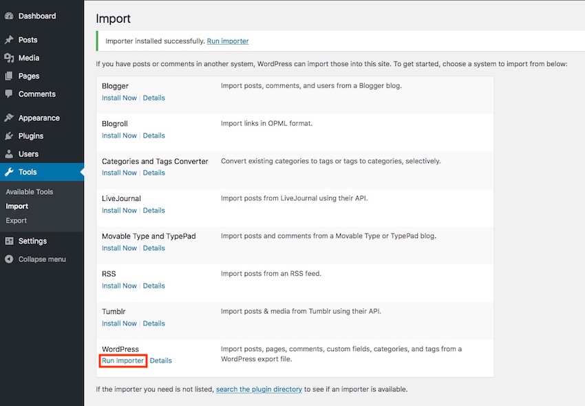 WordPress Import Tools 3